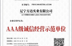 誠(chéng)信經(jīng)營(yíng)示范等級(jí)證書(shū)